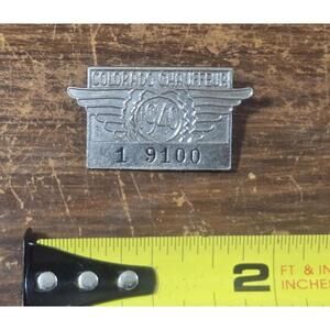 1940 Colorado Chauffeur's Metal Badge Pin